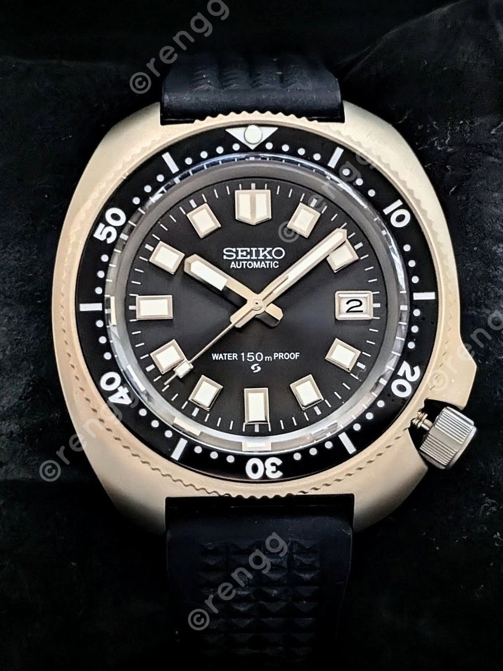 Full Automatic Titanium Diver Mod NH35A 24jewels Retro Willard Sapphire 45mm - Picture 2 of 9